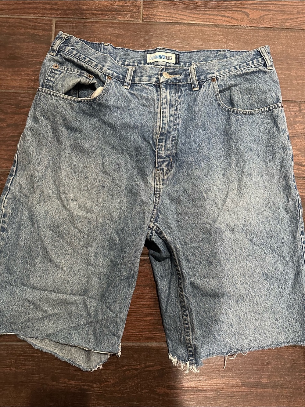 Canyon River Blues Light Blue Denim Men’s Shorts